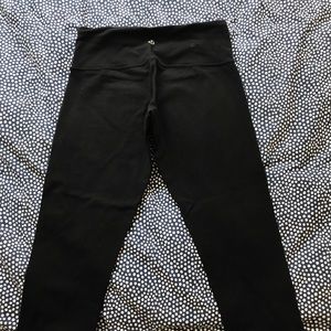 Lululemon wunder under crop, black